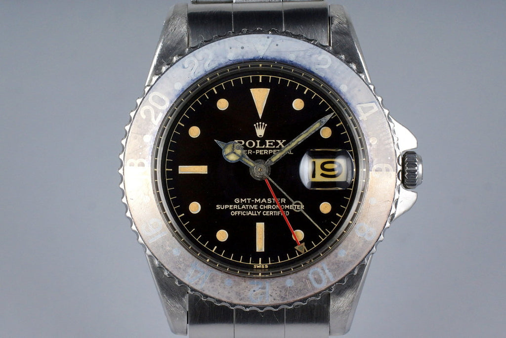 1961 Rolex GMT 1675 PCG Gilt Chapter Ring