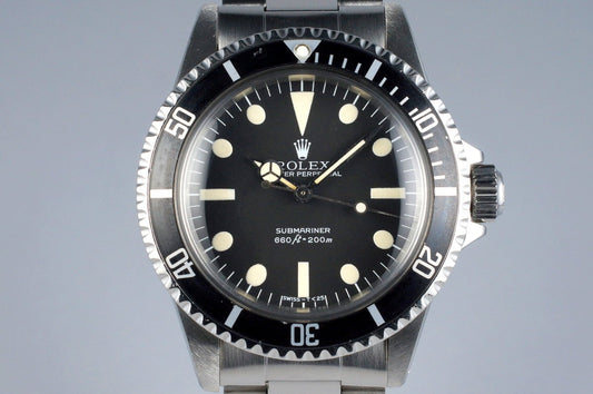 1979 Rolex Submariner 5513 Mark III Maxi Dial