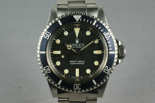 Rolex Submariner 5513 Mark 1 Maxi