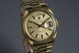 1977 Rolex YG Day-Date 1803 with Box and Papers