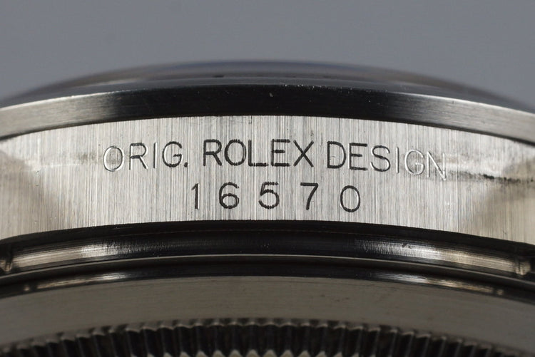 2002 Rolex Explorer II 16570 Black Dial
