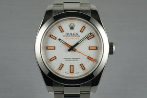 2009 Rolex Milgauss 116400 with Box and Papers