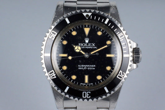 1984 Rolex Submariner 5513 Spider Dial