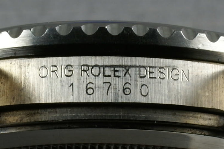 Rolex GMT 16760 with creamy lume