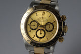 1997 Rolex Two Tone Zenith Daytona 16523 with Box and Papers