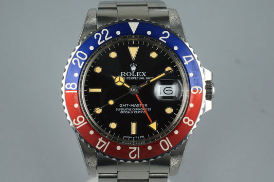 1986 Rolex GMT Master 16750