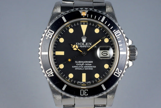 1983 Rolex Submariner 16800 Matte Dial