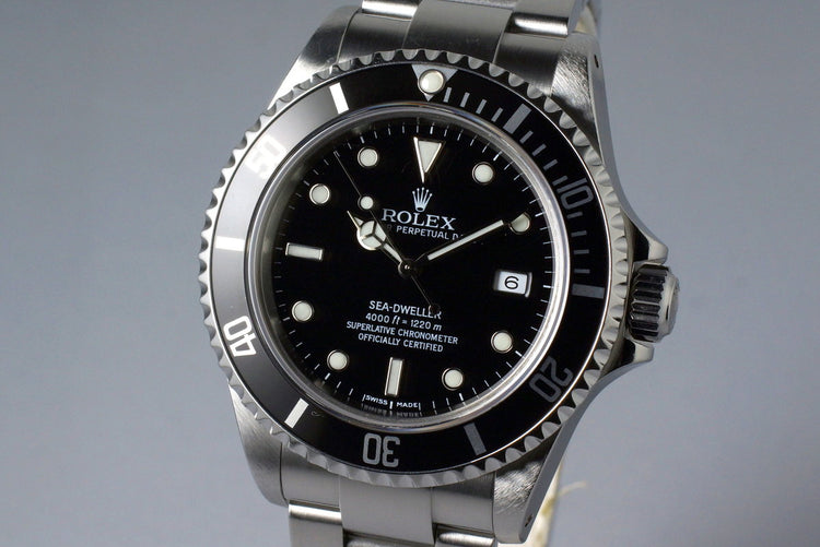 1999 Rolex Sea Dweller 16600