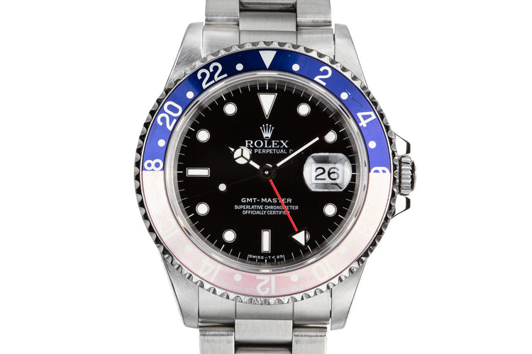 1995 Rolex GMT-Master 16700 with Faded "Pepsi" Bezel
