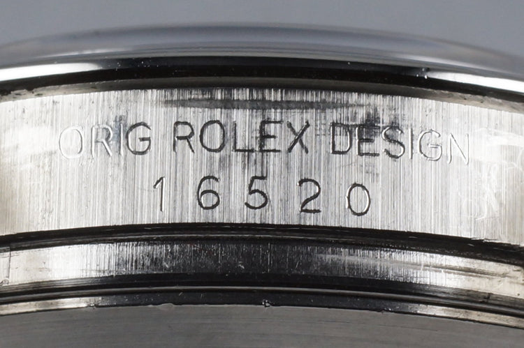 1991 Rolex Zenith Daytona 16520 Black ‘Inverted 6’ Dial