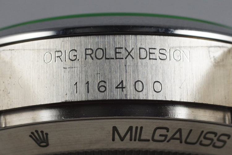 2015 Rolex Milgauss 116400V