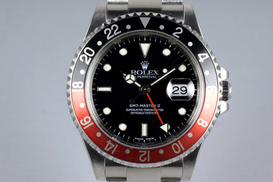 2002 Rolex GMT II 16710 with Box and Papers