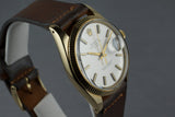1973 Rolex 14K YG Date 1503 Linen Dial with Box and Papers