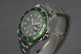 Rolex Green Submariner  16610 LV Mark 1 dial and bezel complete set