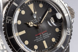 1971 Vintage Rolex MK IV Red Submariner 1680 with Box & Papers