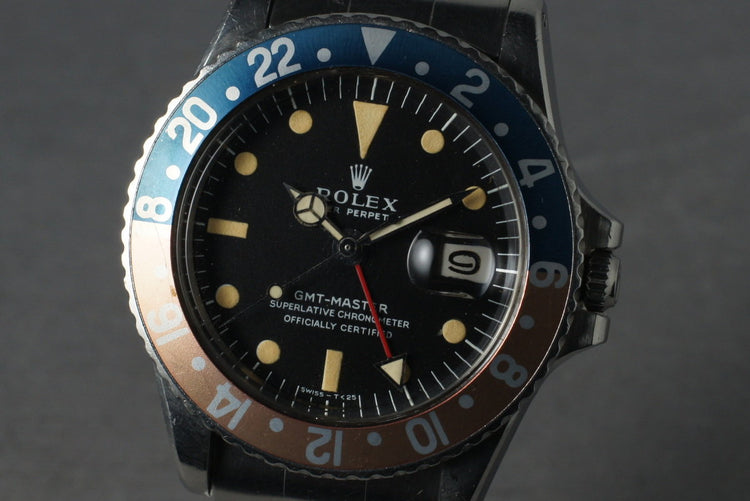 1969 Rolex GMT-Master 1675 with Thick Case