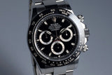 2016 Rolex Ceramic Daytona 116500LN Black Dial with Box and Papers