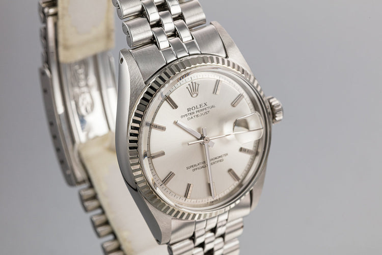 1970 Rolex DateJust 1601 with Silver No Lume Dial