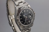 1999 Rolex Explorer II 16570 Black Dial