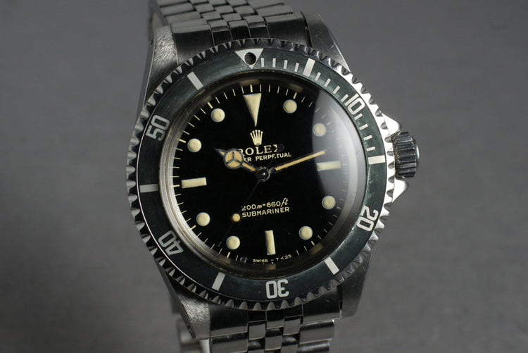1966 Rolex Submariner 5513 with Glossy Gilt Dial
