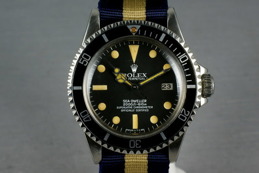 Rolex Sea Dweller Ref 1665 with creamy luminous