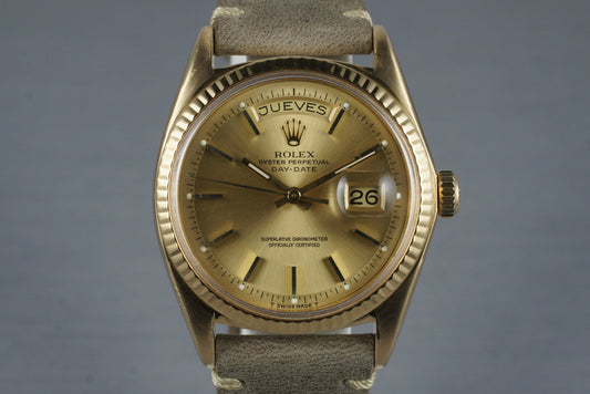 1972 Rolex YG Day-Date 1803