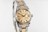 1972 Rolex Two-Tone DateJust 1601 Gold Sigma Dial on Two-Tone Oyster Bracelet