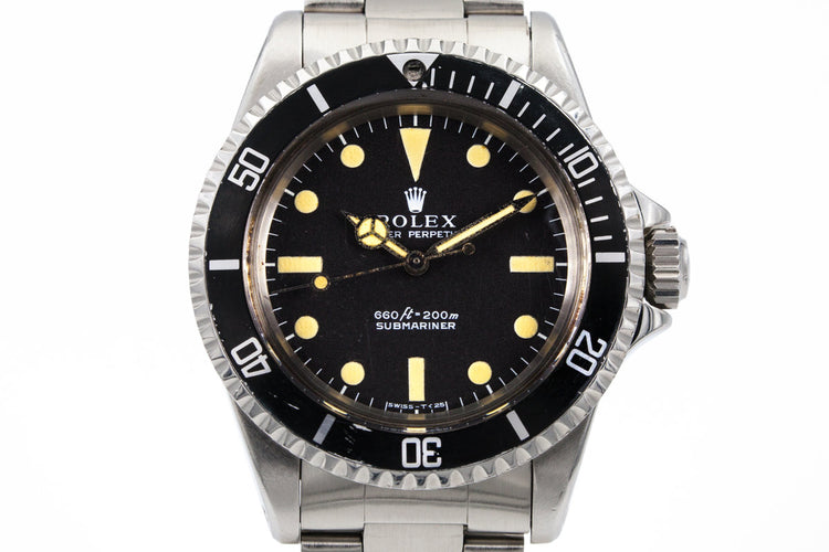 1967 Rolex Submariner 5513 Newer "Non-Serif" Dial