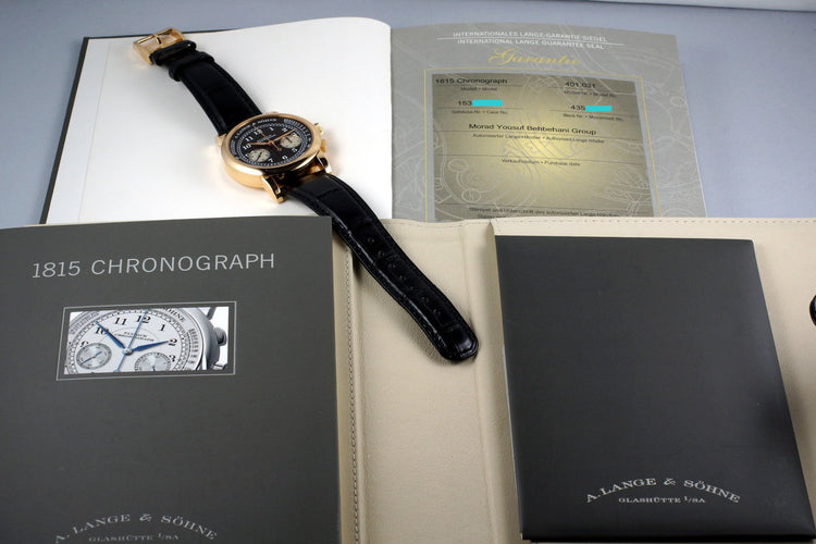 A. Lange & Sohne YG 1815 Flyback Chronograph 401.031