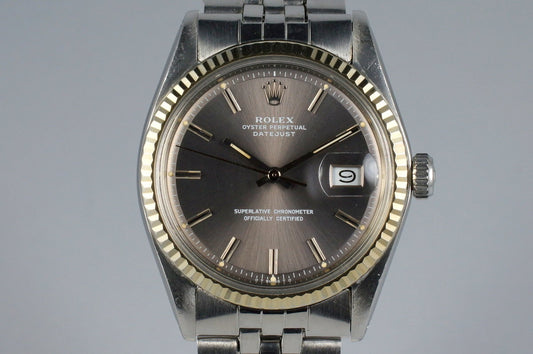 1972 Rolex DateJust 1601 Gray Sigma Dial