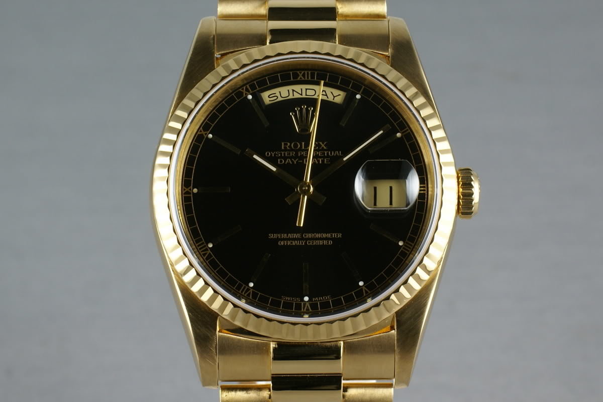 HQ Milton - President 18238 Black dial with box and papers