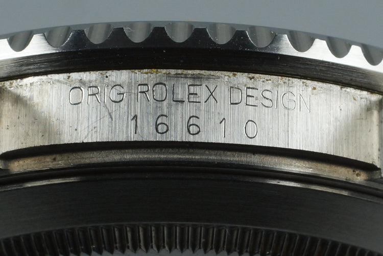 1991 Rolex Submariner 16610