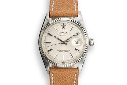1969 Rolex DateJust 1601 Silver Dial