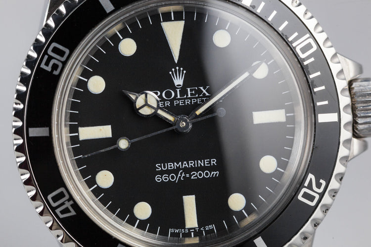 1981 Rolex Submariner 5513 with Maxi IV Dial