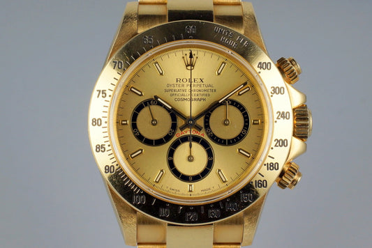 1990 Rolex YG Zenith Daytona 16528