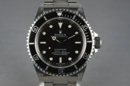 2010 Rolex Submariner 14060 with Box and Papers