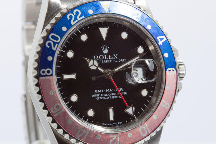 1996 Rolex GMT Master 16700 with Faded Pepsi Bezel