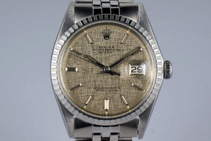 1970 Rolex DateJust 1603 Gray Linen Dial