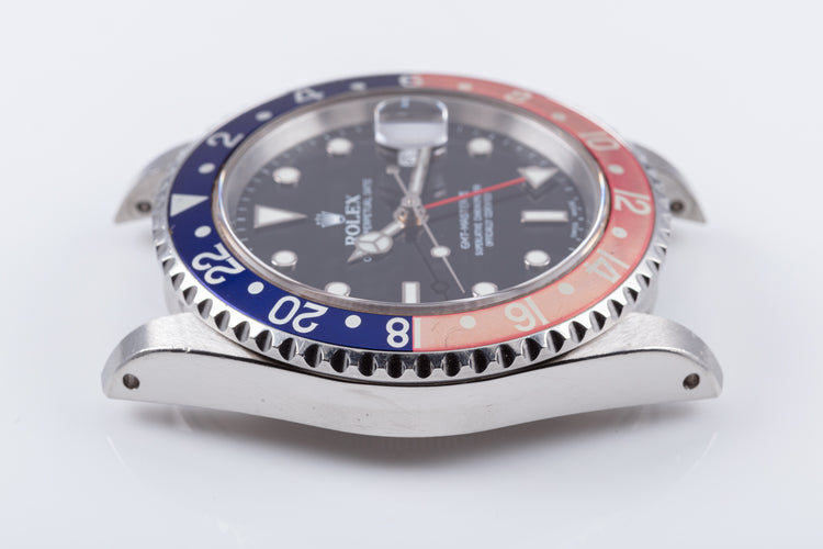 2001 Rolex GMT Master II 16710 with "Faded Pepsi" Insert