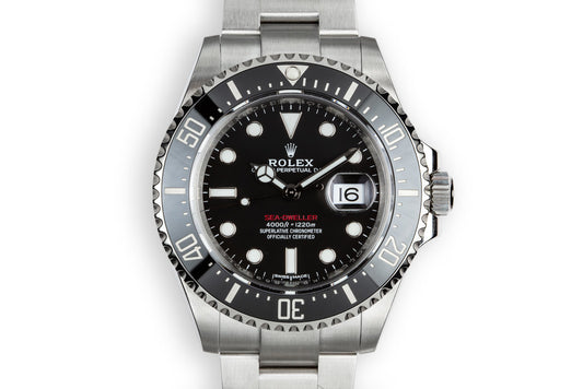 2017 Rolex Red Sea-Dweller 126600 With Box and Papers