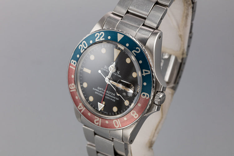 1968 Rolex GMT-Master 1675 Dark Brown Dial with Box and Papers