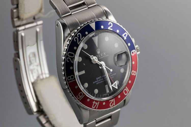 1971 Rolex GMT-Master 1675 with Box and Papers