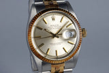 1966 Rolex Two Tone DateJust 1601 Heavy Patina