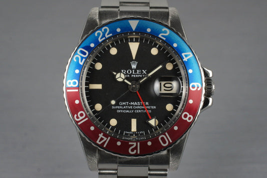 1968 Rolex GMT 1675 with Mark I Dial