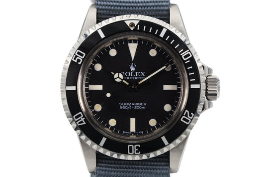 1983 Rolex Submariner 5513 Mark V Maxi Dial