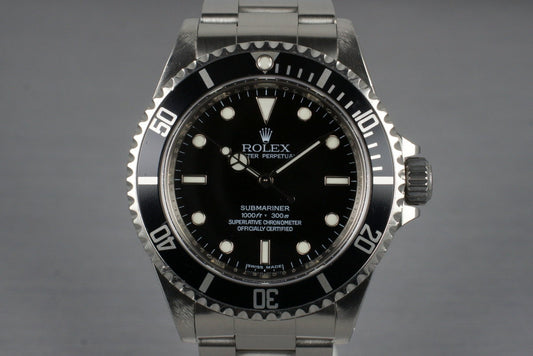 2010 Rolex Submariner 14060 with 4 Line Dial