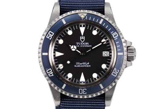 1990 Tudor Submariner 79090 Black Dial