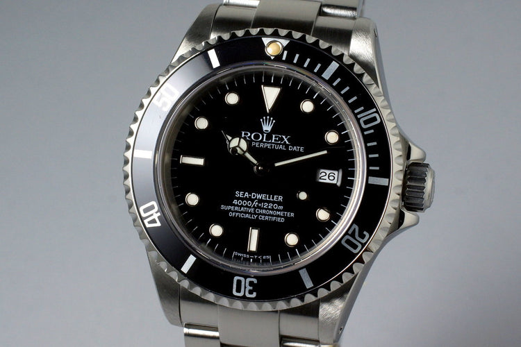 1997 Rolex Sea Dweller 16600 with Box and Papers