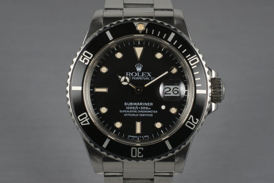 1988 Rolex Submariner 168000