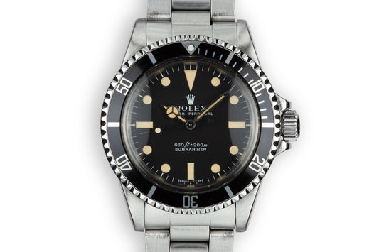 1978 Rolex Submariner 5513 Serif Dial with Box and Booklets